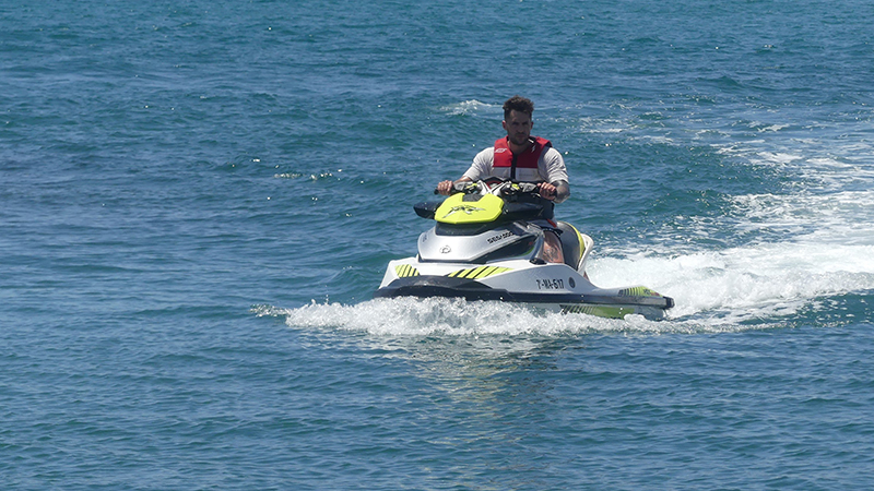 Licencia de navegación en moto de agua